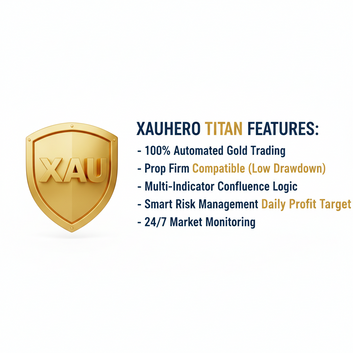 XAUHERO TITAN MT5 – Professional Gold Trading Bot | AI-Powered XAUUSD Scalper | Prop Firm Compatible EA